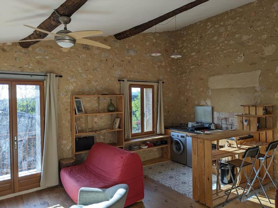 Appartement 1 Chambre, 55M2 - Maison De Village De Charme 17Eme Siecle - Garrigue Heraultaise Argelliers Zewnętrze zdjęcie